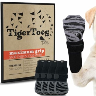 DOK TigerToes Premium Non-Slip Dog Socks